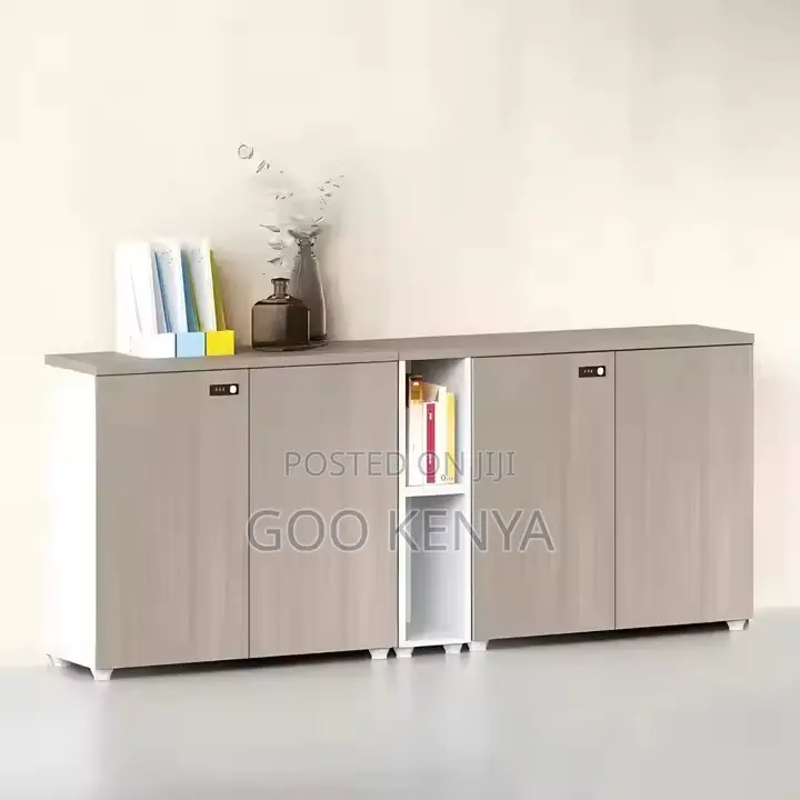 Office Cabinet ; 2-Door Credenza Partition Wall Cabinet