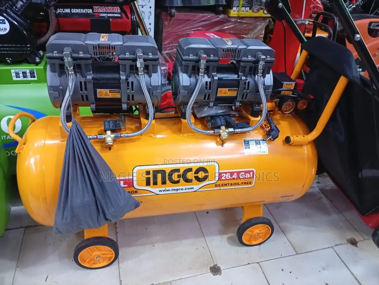 Top Quality Ingco 100l Air Compressor
