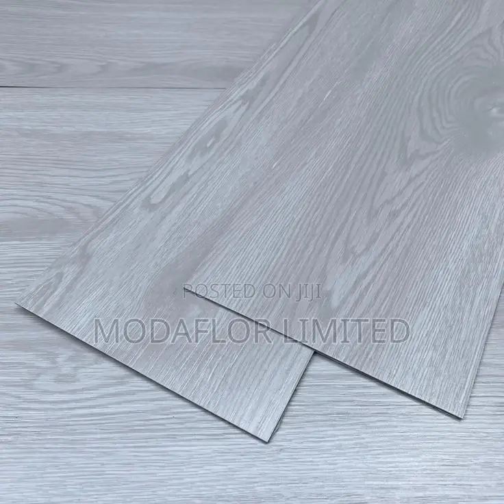 "No Nails. Vinyl Self Adhesive Flooring