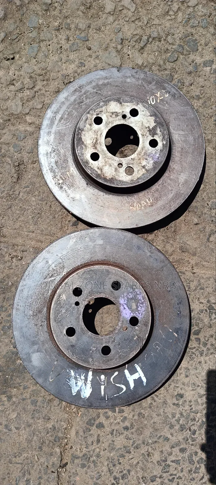 Wish 2005 Brake Disk Plates.