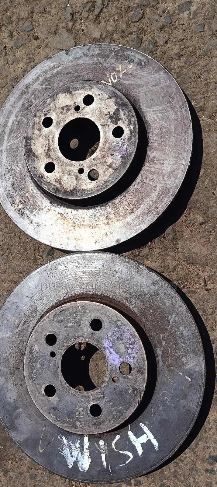 Wish 2005 Brake Disk Plates.