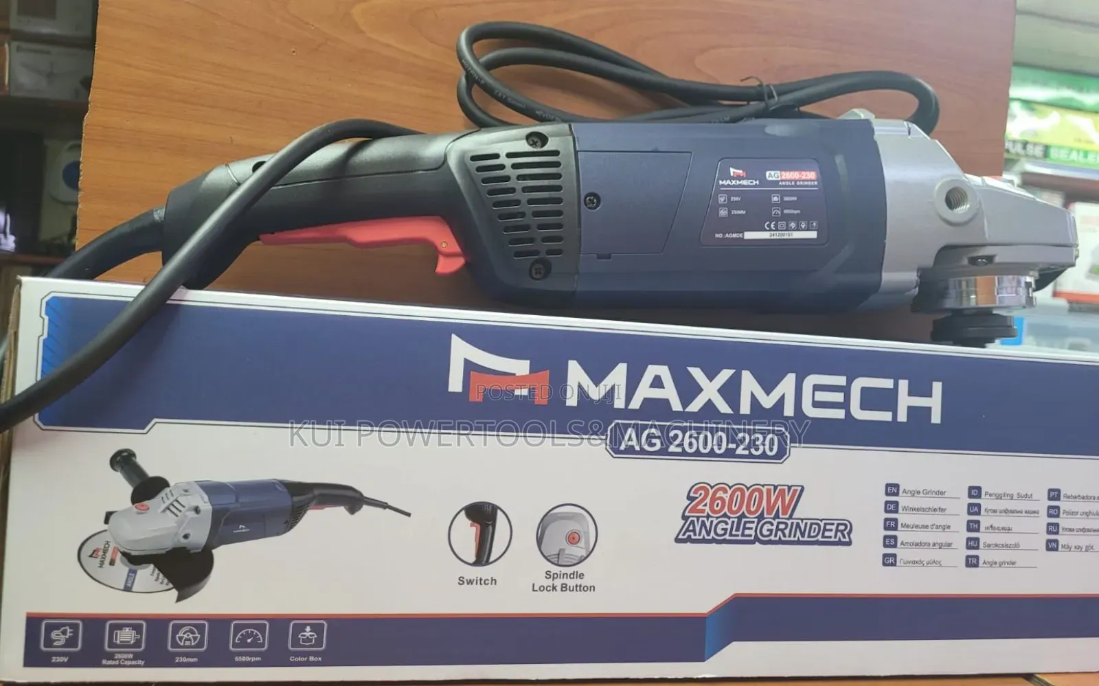 Maxmech 9" Angle Grinder/ 2600w Angle Grinder