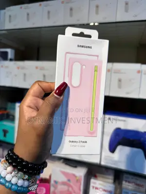Samsung Galaxy Z Fold 6 With S-Pen Sillicone Case/Cover-Pink