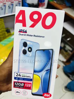 New Itel A90 128 GB Black