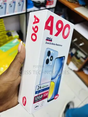 New Itel A90 128 GB Black