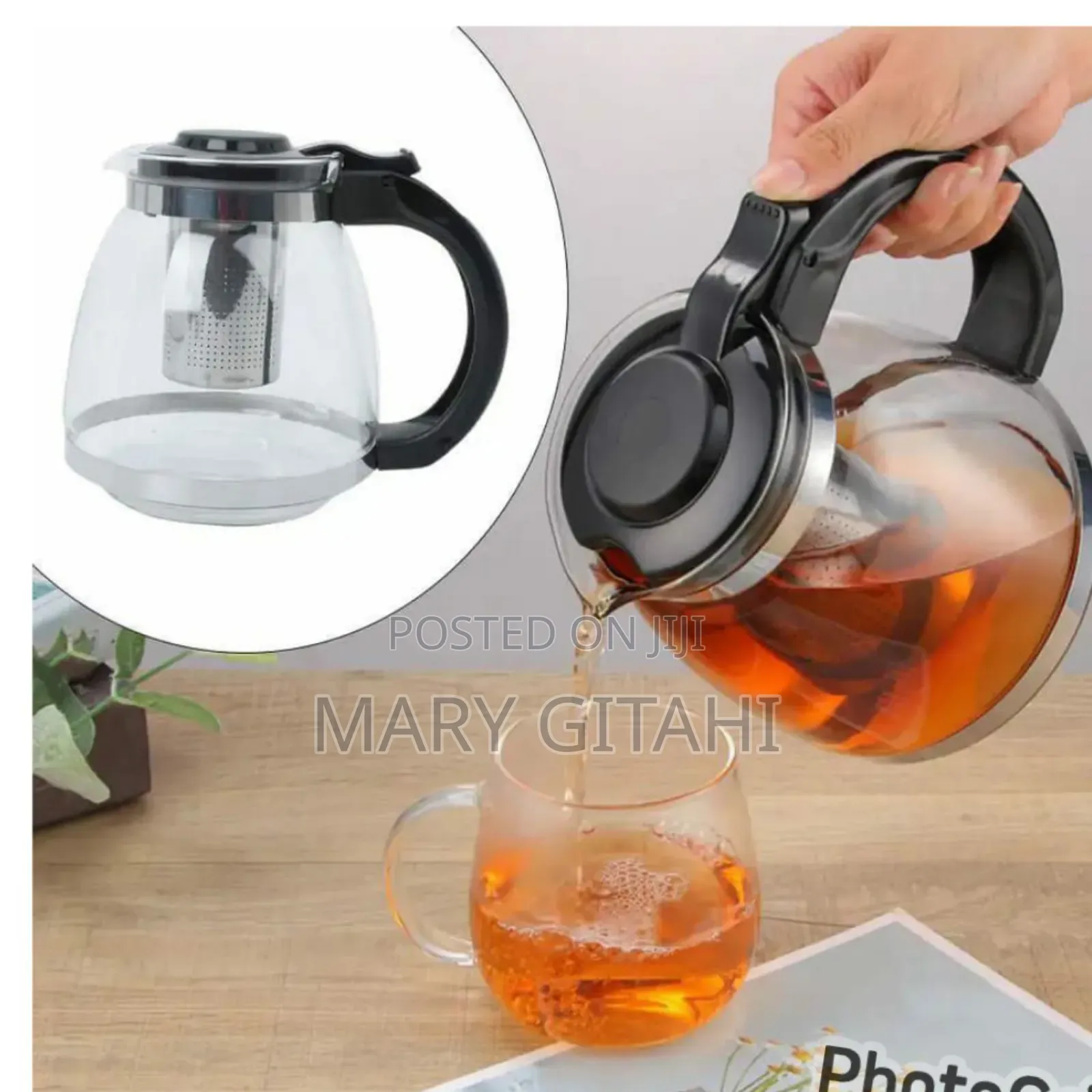 High Borosilicate Infuser Kettle