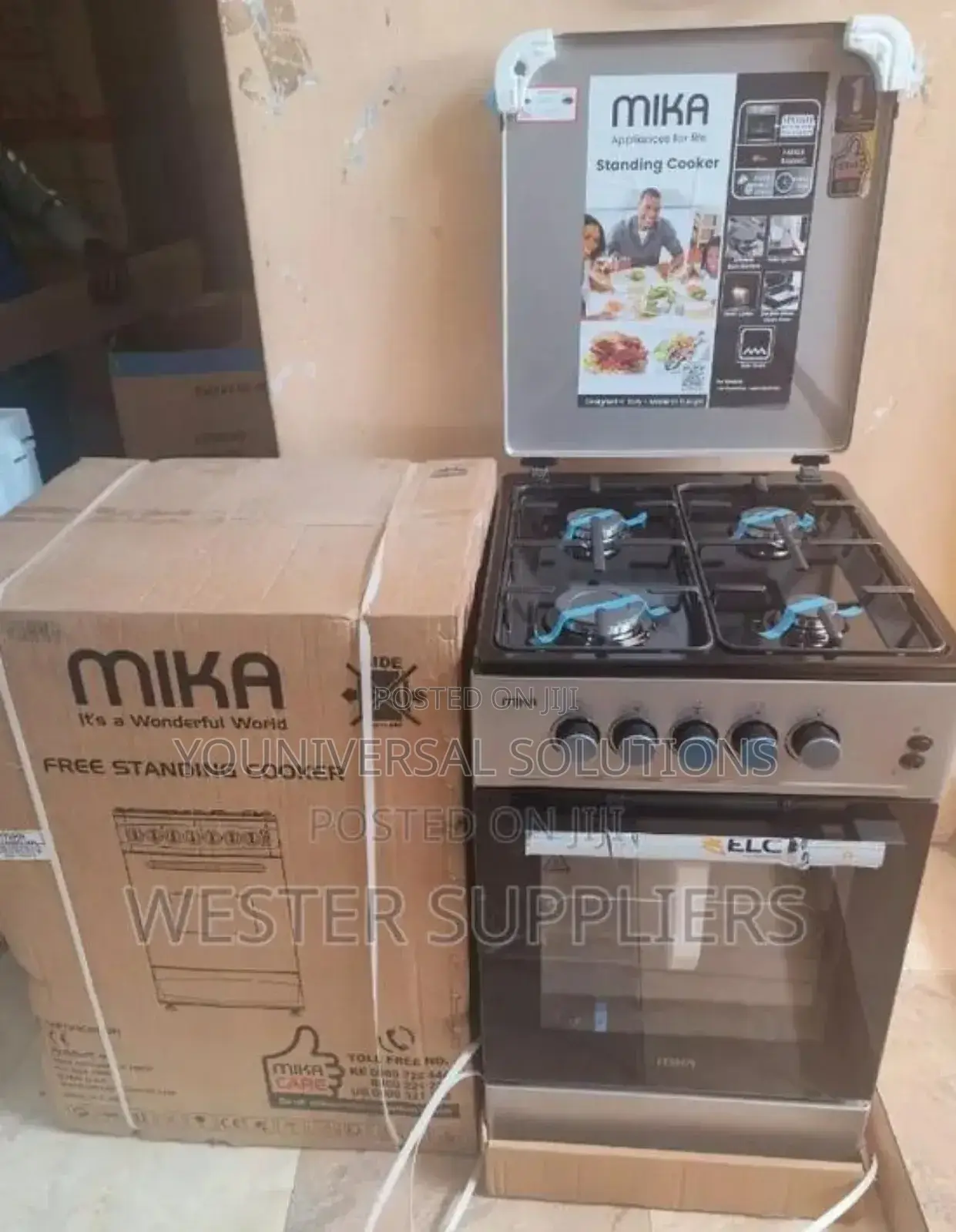 Mika Full All Gas Free Standing Gas Cooker- 50*60