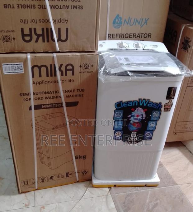 Low Noise Mika Semi Automatic 6kg Top Load Washing Machine - main view