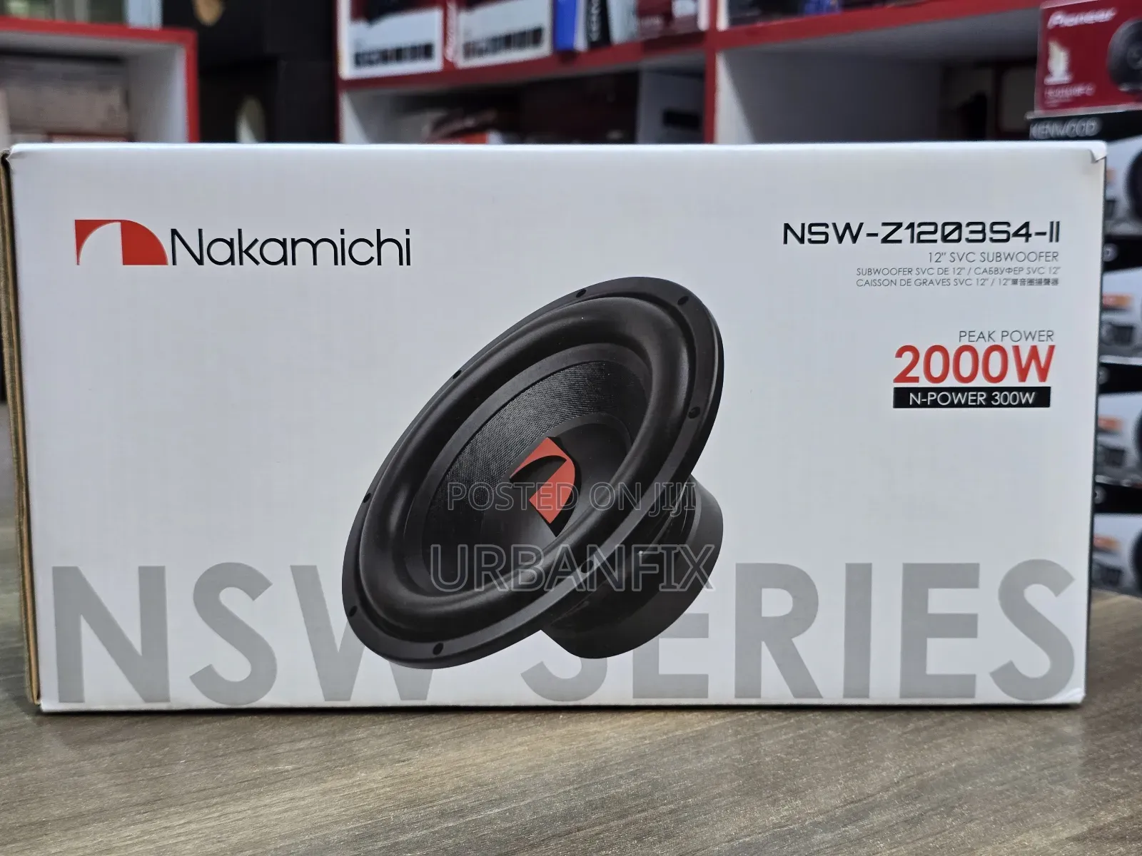 Nakamichi 2000watts 12 Inches Bass Subwoofer Speaker