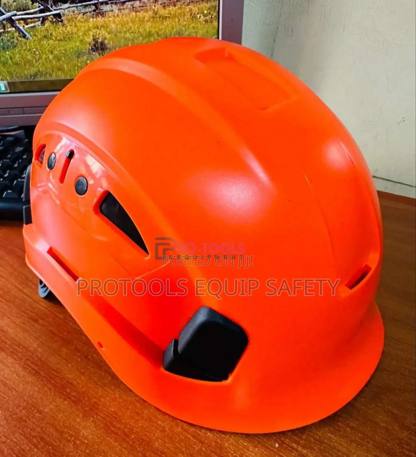 Orange Work at Height Helmet