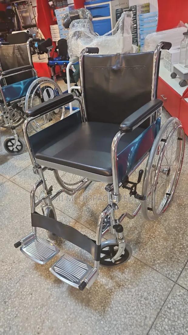 Commode Wheelchair With Detachable Armrest - main view