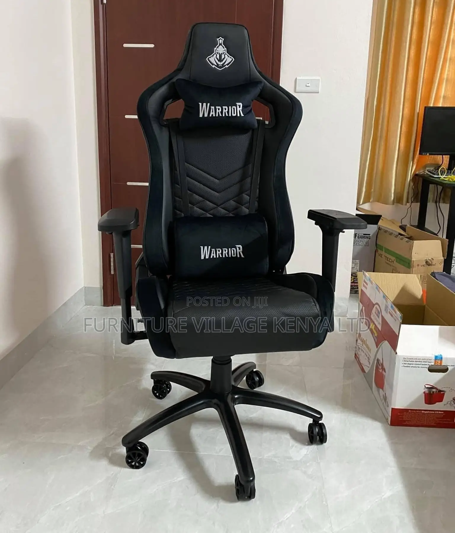 Office Chair:Modern Strong Leather Gaming Chair for Office