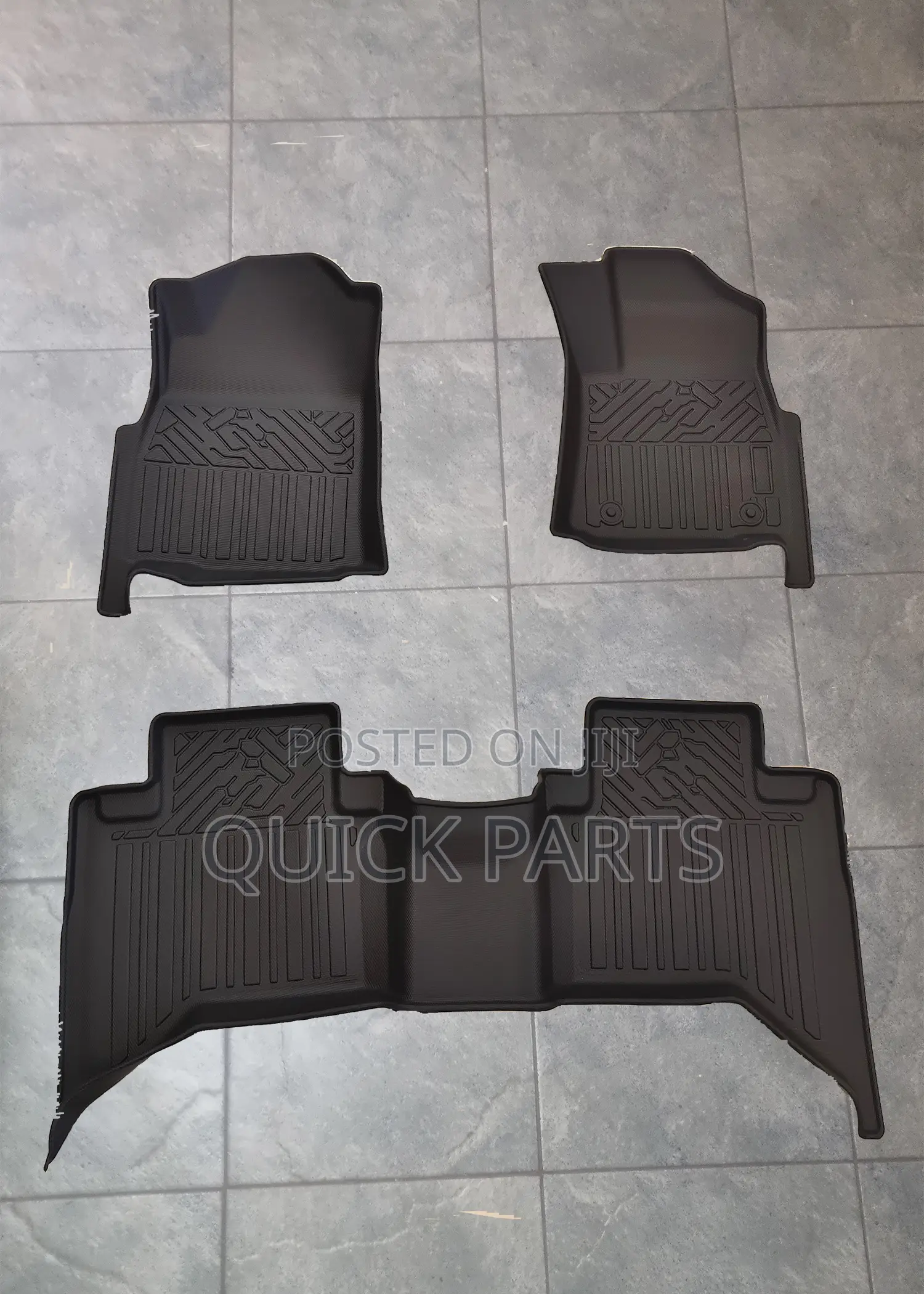 Toyota Hilux Revo 2014-2024 Tpu 3d All Weather Floor Mat