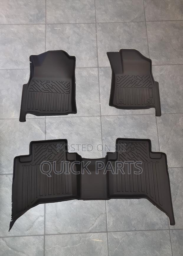 Toyota Hilux Revo 2014-2024 Tpu 3d All Weather Floor Mat