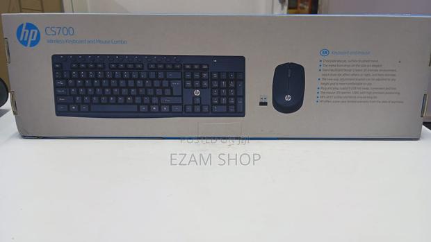 Hp Wireless Keyboard and Mouse Combo
Cs700 - thumbnail 3