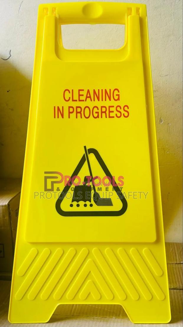 Cleaning In Progress Signage