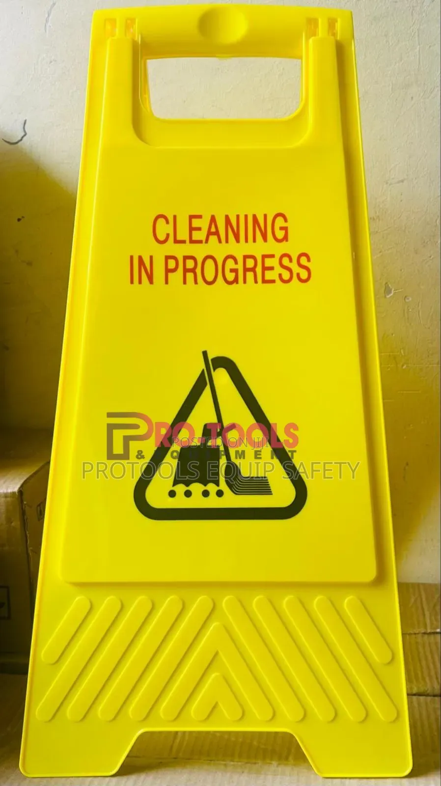 Cleaning In Progress Signage
