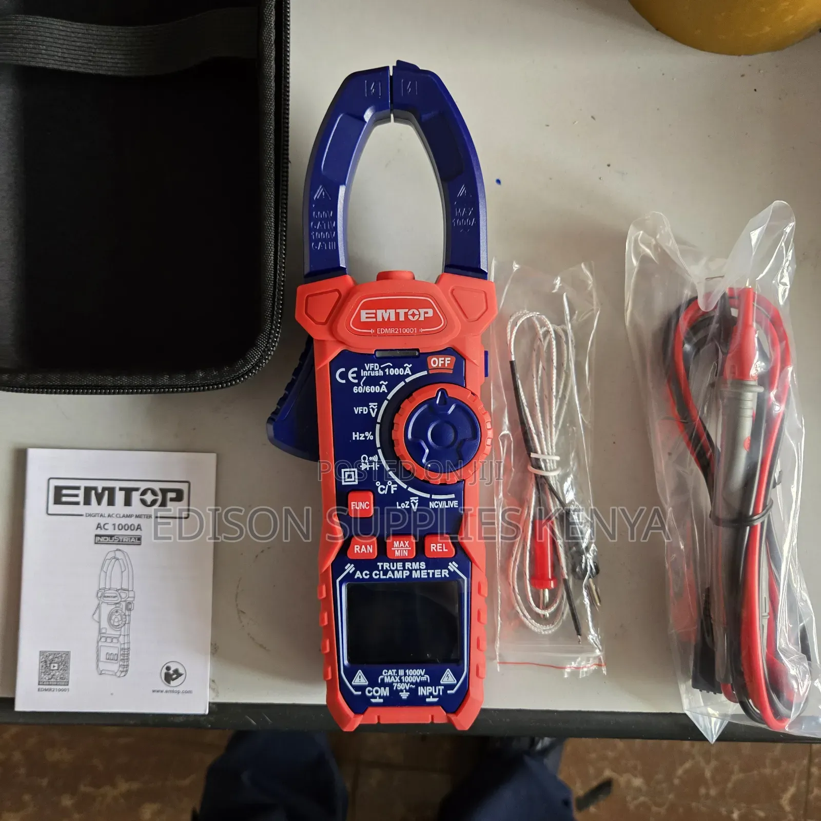 1000amps Ac Clamp Meters Emtop Digital Ac Clamp Meter 1000v