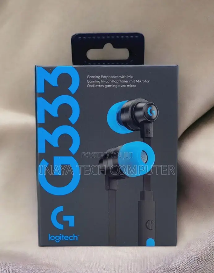 Logitech G333 Gaming Earphones Black