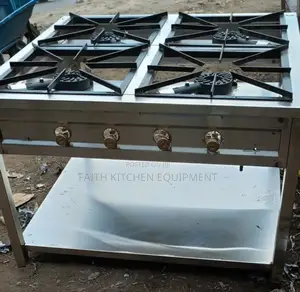Square 4 Burner Gas Cooker
