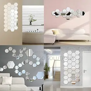 Hassle-Free to Install Hexagon Acrylic Mirrors