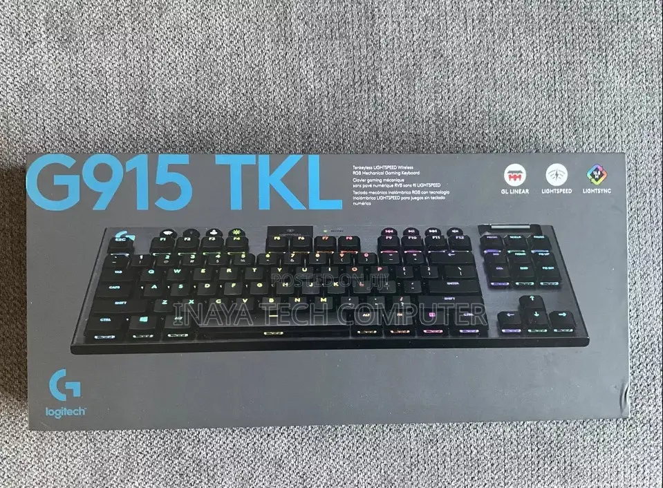Logitech G915 TKL Lightspeed Wireless RGB Gaming Keyboard