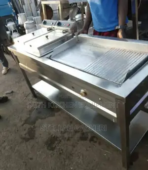 Combined Grill and Imported Fryer
