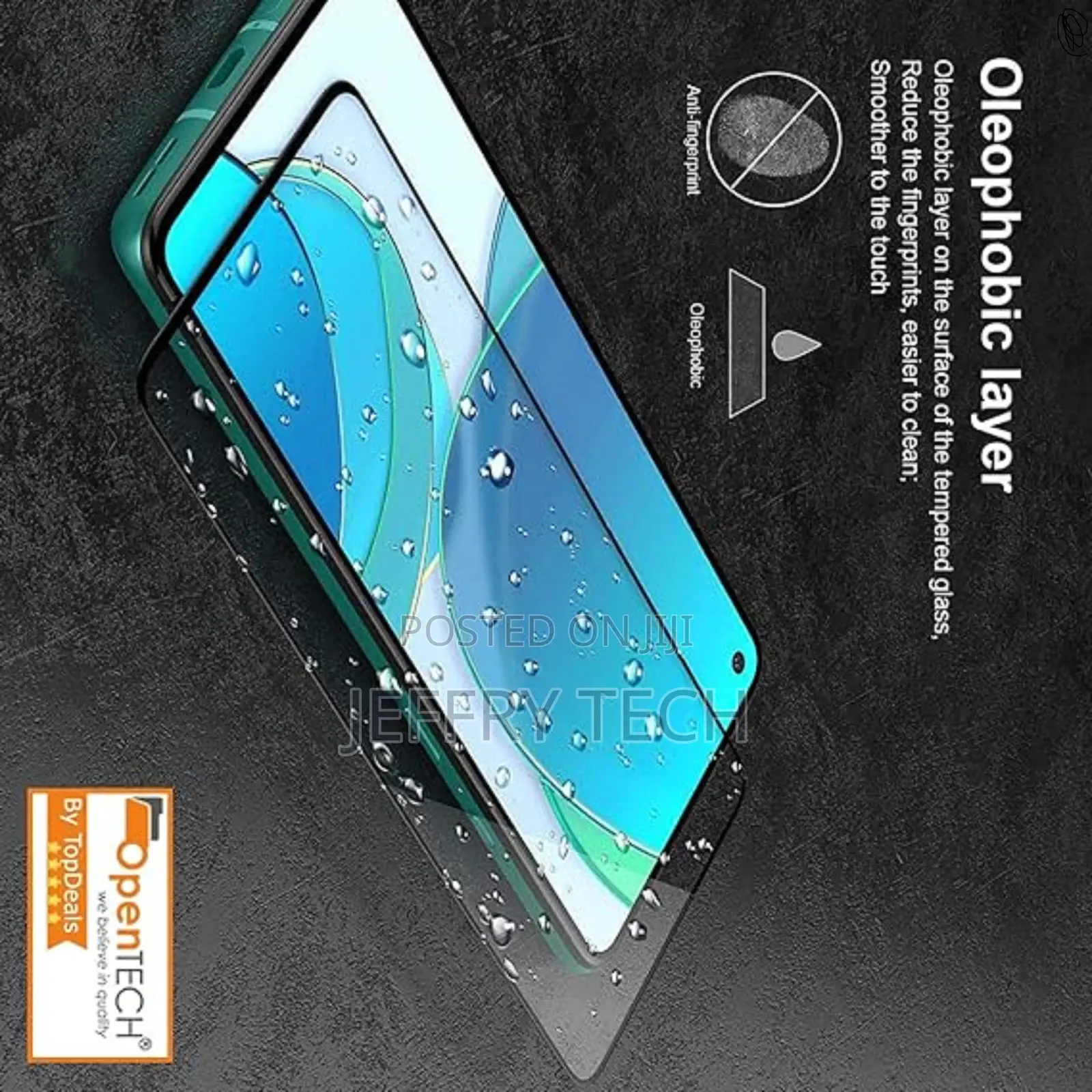 Opentech Og Tempered Glass Screen Protector for Oneplus 8t