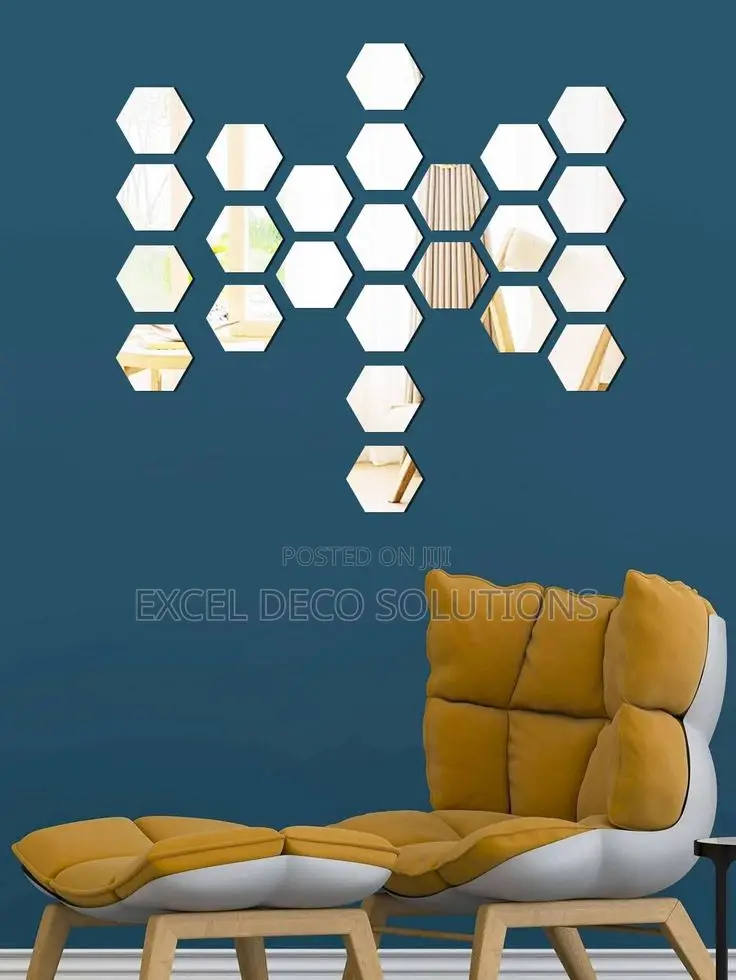 Timeless Hexagon Acrylic Mirrors- Wall Decor Mirrors