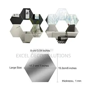 Hexagon Acrylic Mirrors- Crafted for Modern Living