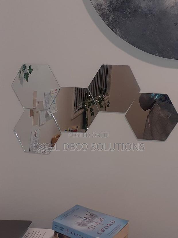 Hexagon Acrylic Mirrors- A Modern Touch of Glam