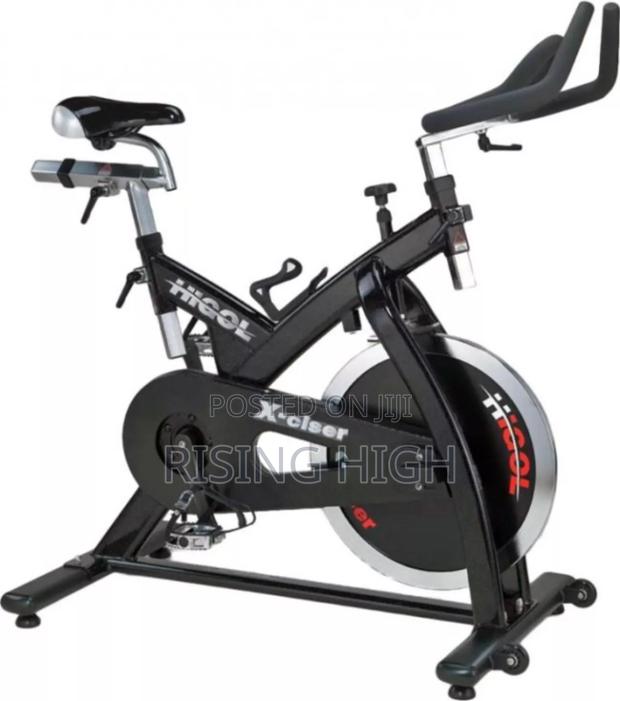 Spin Bike With Time and Speed Monitor