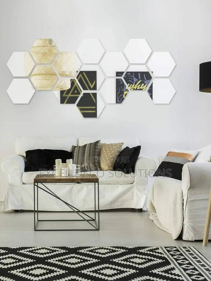 Hexagon Acrylic Wall Mirrors- Accents That Reflect