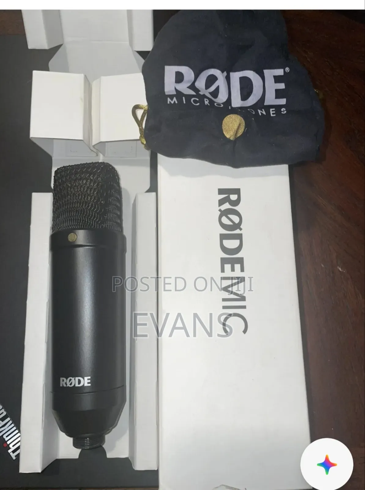 Rode Nt1 Studio Microphone.