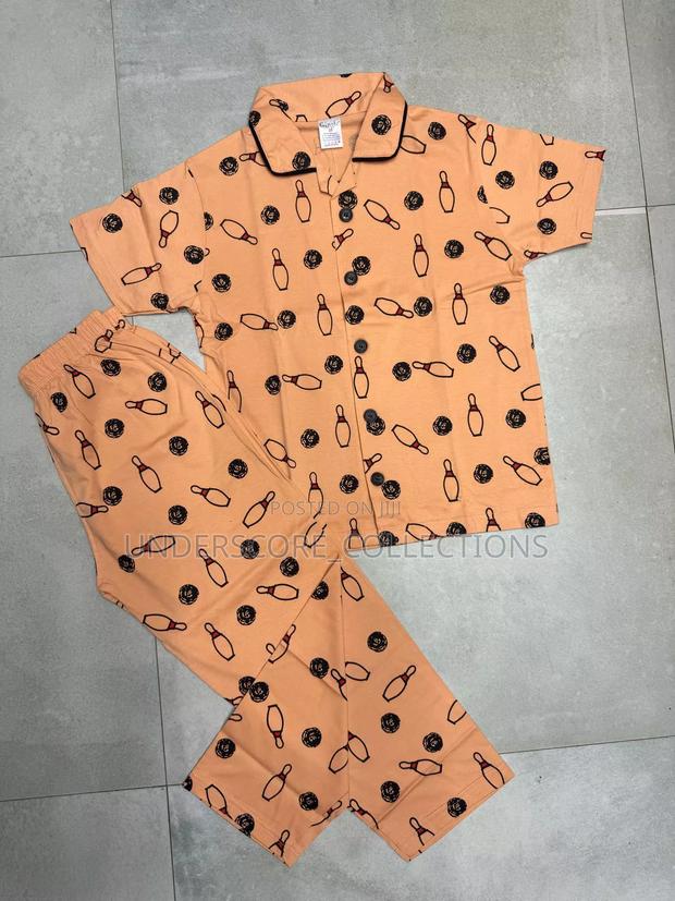 Short Sleeved Kids Pyjamas - main view