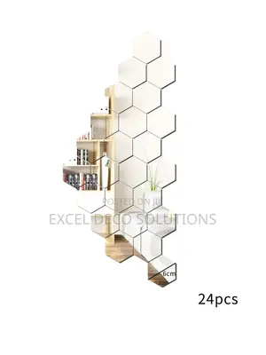 Simple Install Stunning Hexagon Acrylic Mirrors