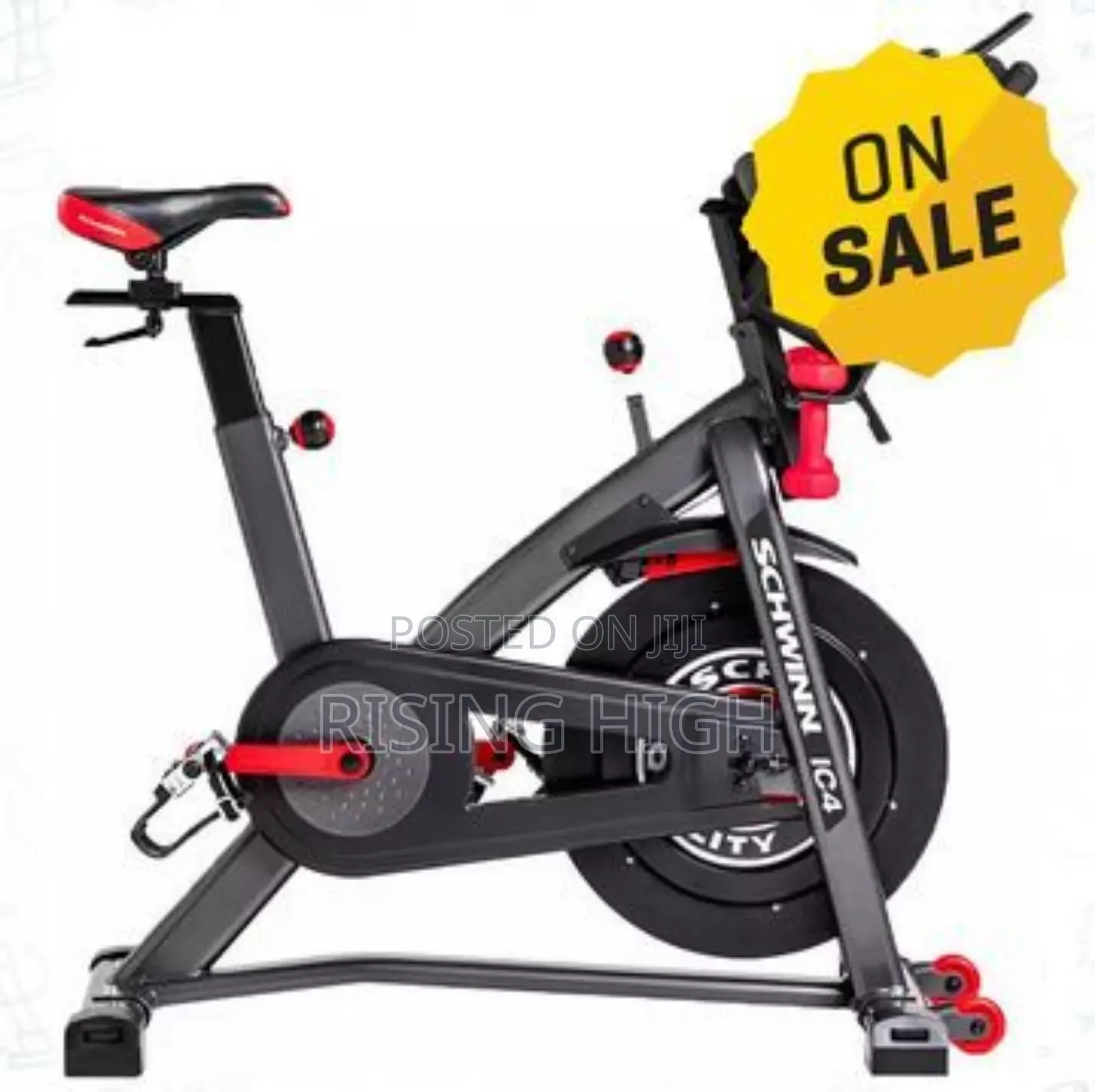 Sturdy Spin Bike With Wheels