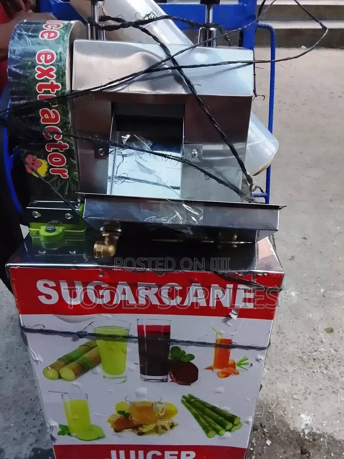 Electric and Manual Sugar Cane Extractor