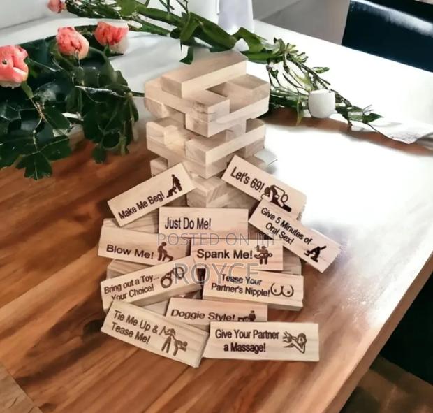 Couples Jenga Game - main view