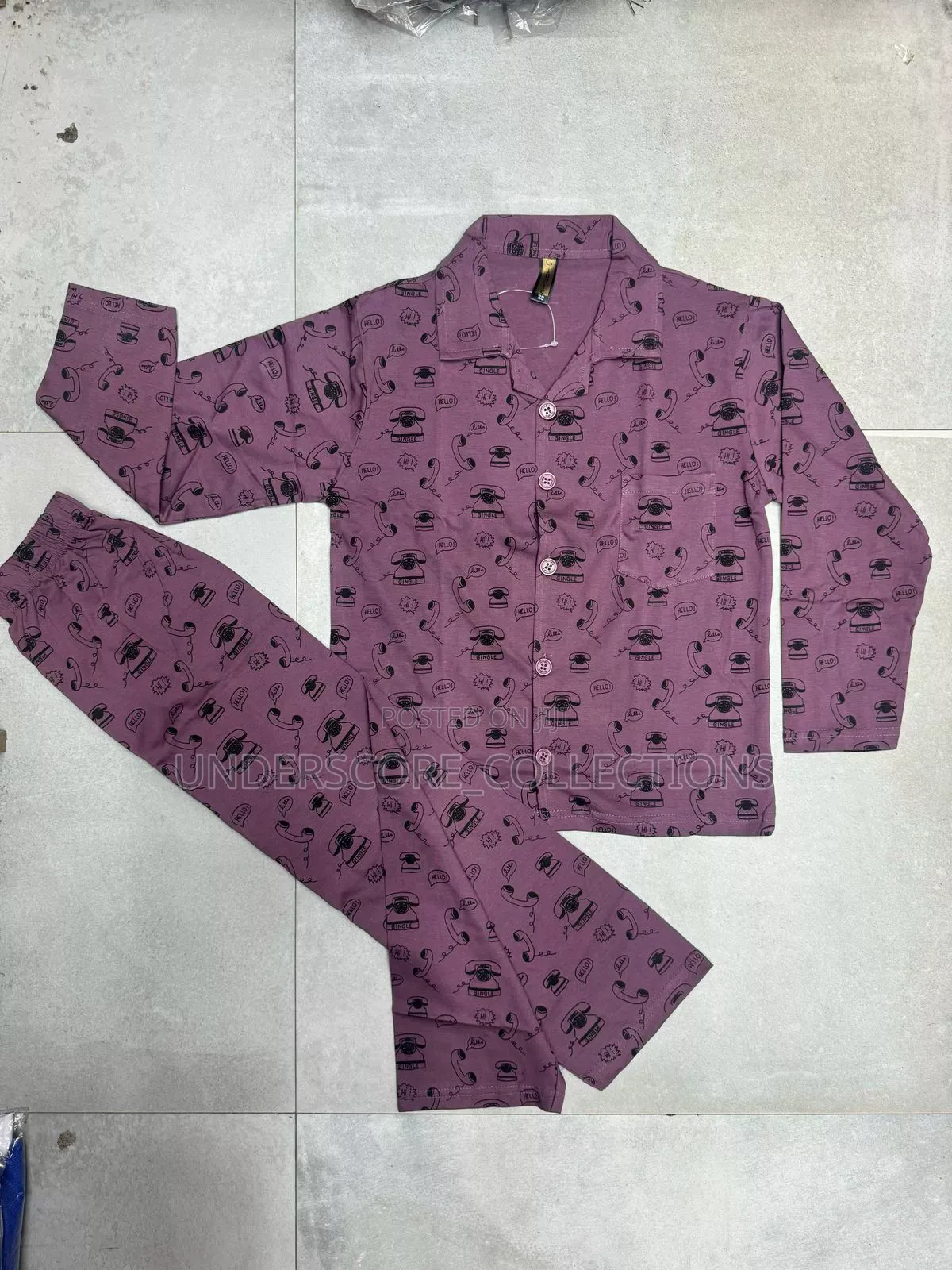 Long Sleeved Kids Pyjamas