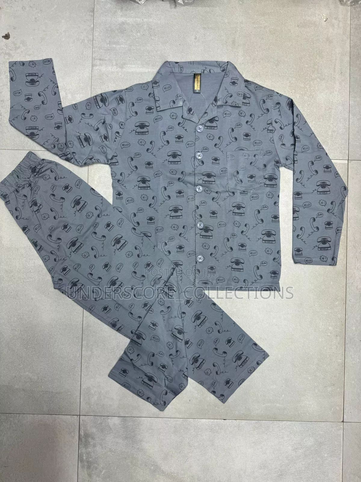 Long Sleeved Kids Pyjamas