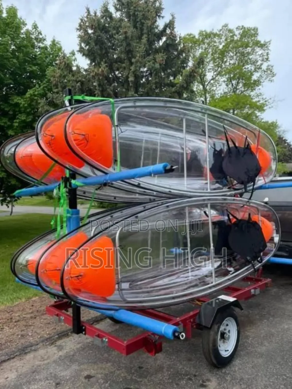 Sleek Double Transparent Kayak