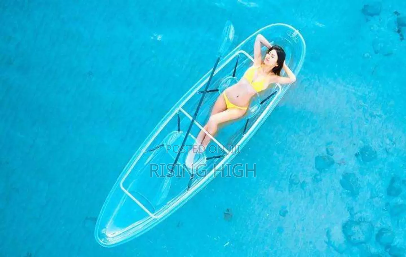 Sleek Double Transparent Kayak