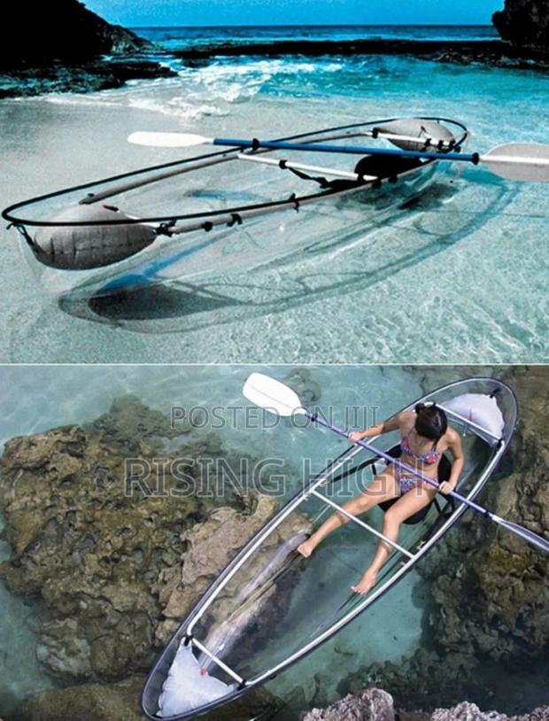Lightweight Transparent Kayak for 2