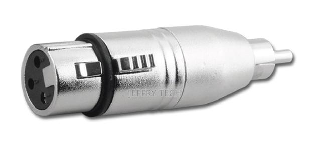 3-Pin Female Jack to Rca-Male Plug - XLR Microphone Adapter