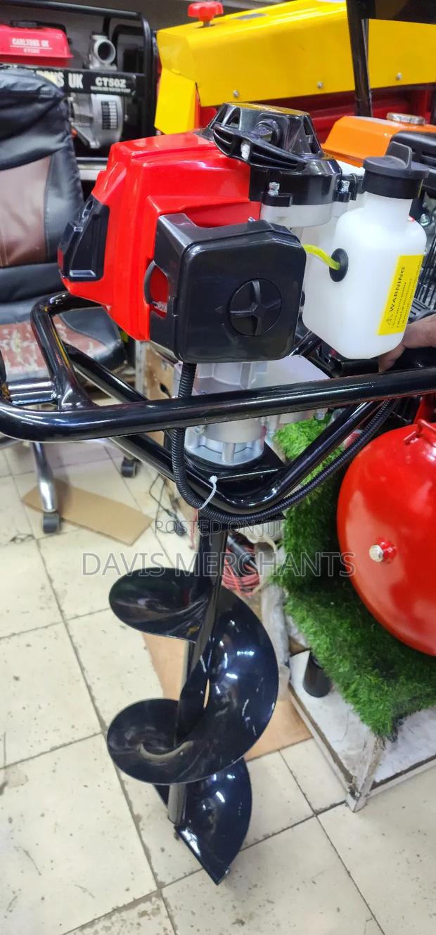Earth Auger Machine With 51cc 2 Stroke Engine Double Handle - thumbnail 3