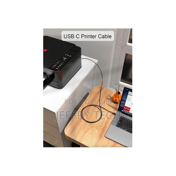 Lasa Usb-B to Usb-C Cable – 2m High-Speed Printer Transfer - thumbnail 2