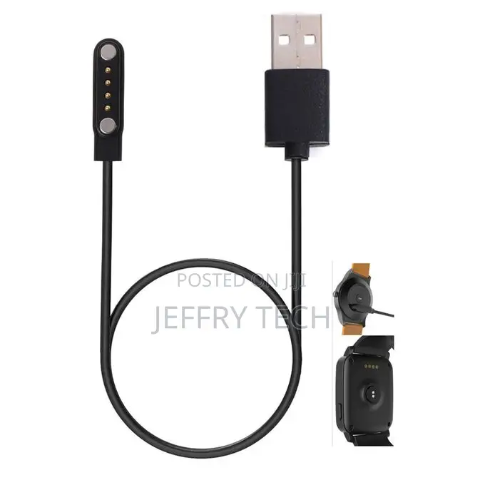 4 Pin Magnetic Charger for Kw88, Gt88 Smart Watch - 7.62mm