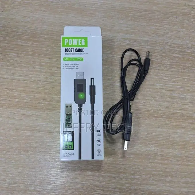 Wifi to Powerbank Cable Connector Dc 5v to 12v Usb Cable Boo