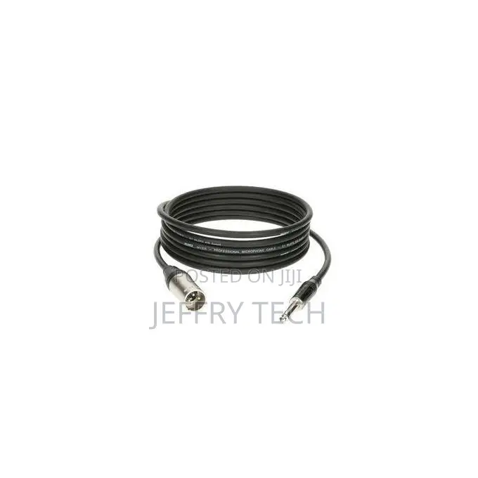 XLR (Male) to Stereo Jack Cable-Piano,Guiter, Mixers 3meter